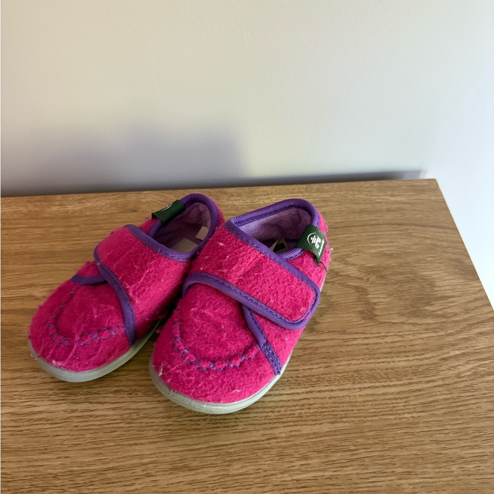 Kamik Pink and Purple Kids Slippers